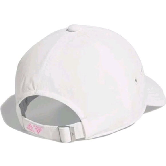 Adidas White Hat with Pink Emblem - Picture 2 of 2